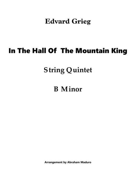  In The Hall Of The Mountain King String Quintet-Score And Parts by Edvard Grieg